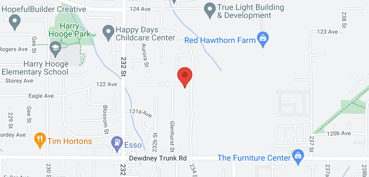 map of 24958 122 AVENUE